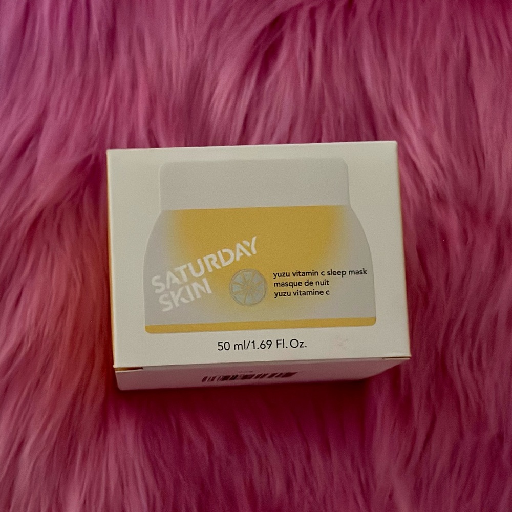 🎀 Saturday Skin Yuzu Vitamin C Sleep Mask 🎀